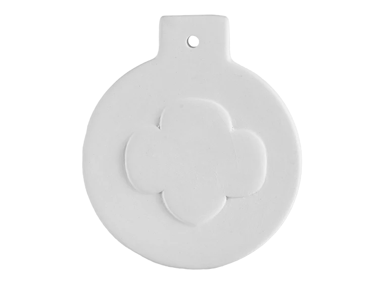 π Flat Girl Scout Trefoil Ornament - Image 2