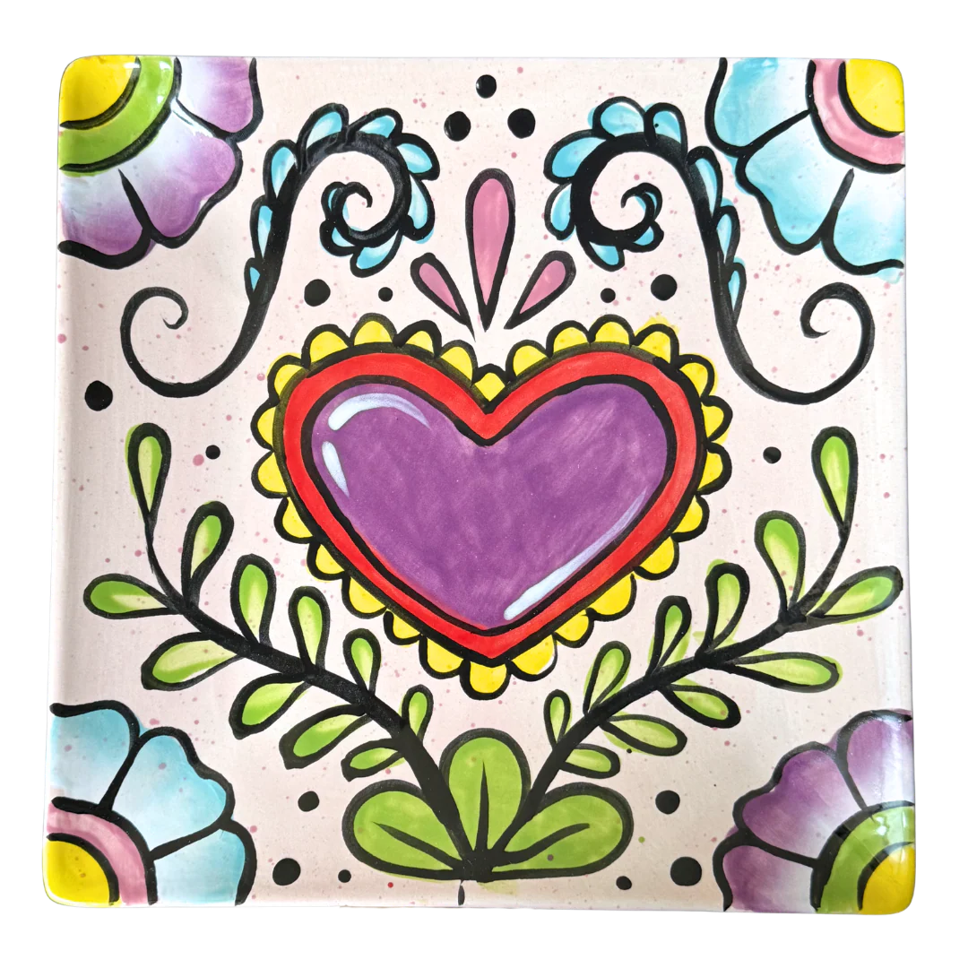 🍽️☕️🦞💜 Sq Coupe Dinner Plate - Image 5